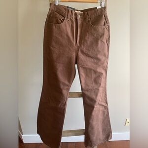 Levi's® Premium
70'S MOVIN’ ON HIGH RISE brown FLARE JEANS size 30